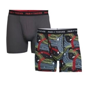 Pair Of Thieves Men’s SuperFit Angel Hair Boxer Briefs 2 Pack Size M
